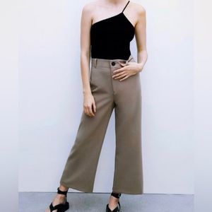 Zara The Sailor Fit Culottes - high waisted pants